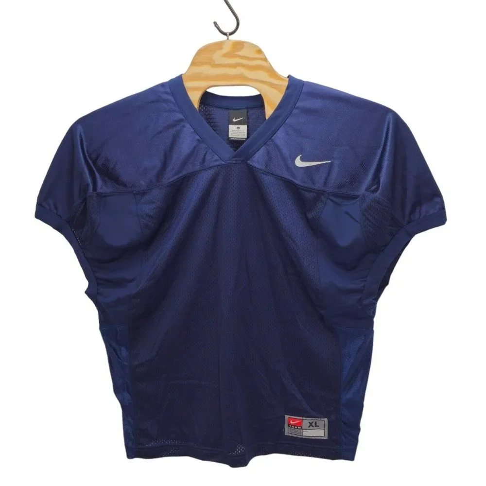 Nike Jersey VTG Navy Blue Practice Football Men's XL Authentic Official On Field